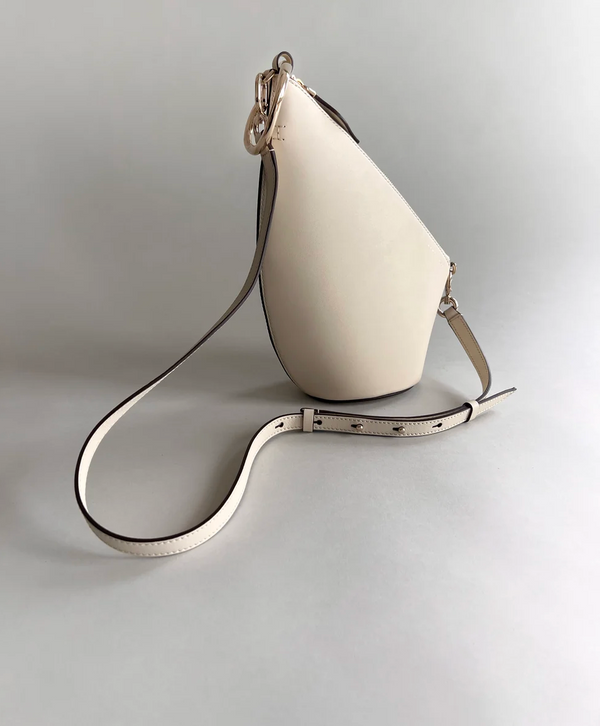 Esha Soni Slope Bag in Ivory French Calf