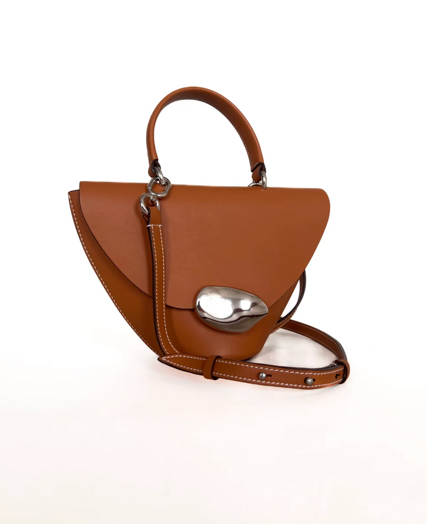 Esha Soni Orb Bag in Saddle French Calf
