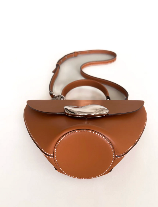 Esha Soni Orb Bag in Saddle French Calf