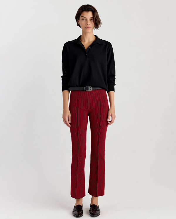 High Sport Kick Pant Red/Black Seersucker