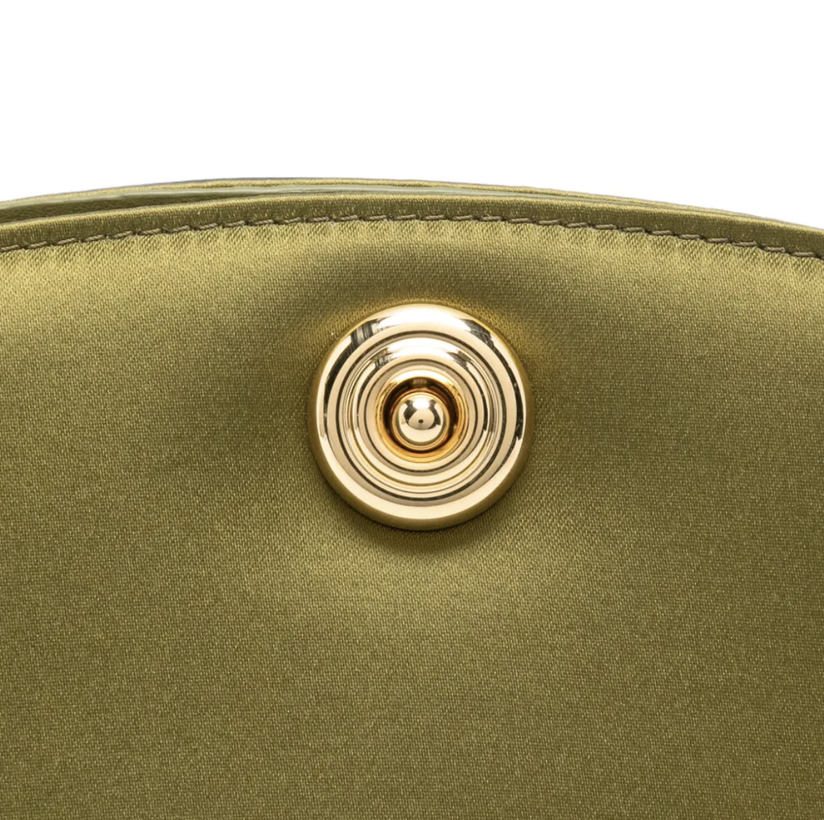 Liffner Satin Pushlock Clutch