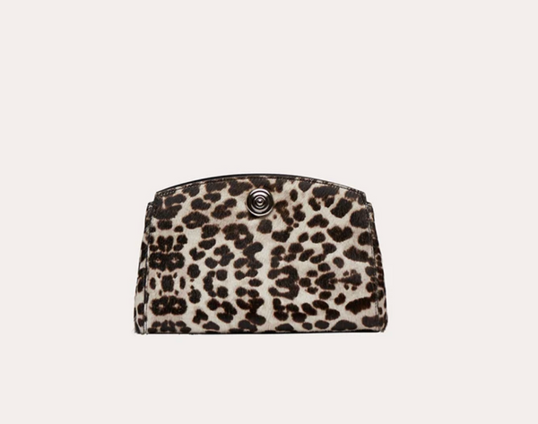Liffner Hair Calf Pushlock Clutch