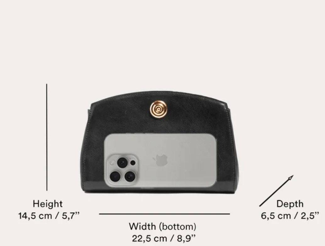 Liffner Hair Calf Pushlock Clutch
