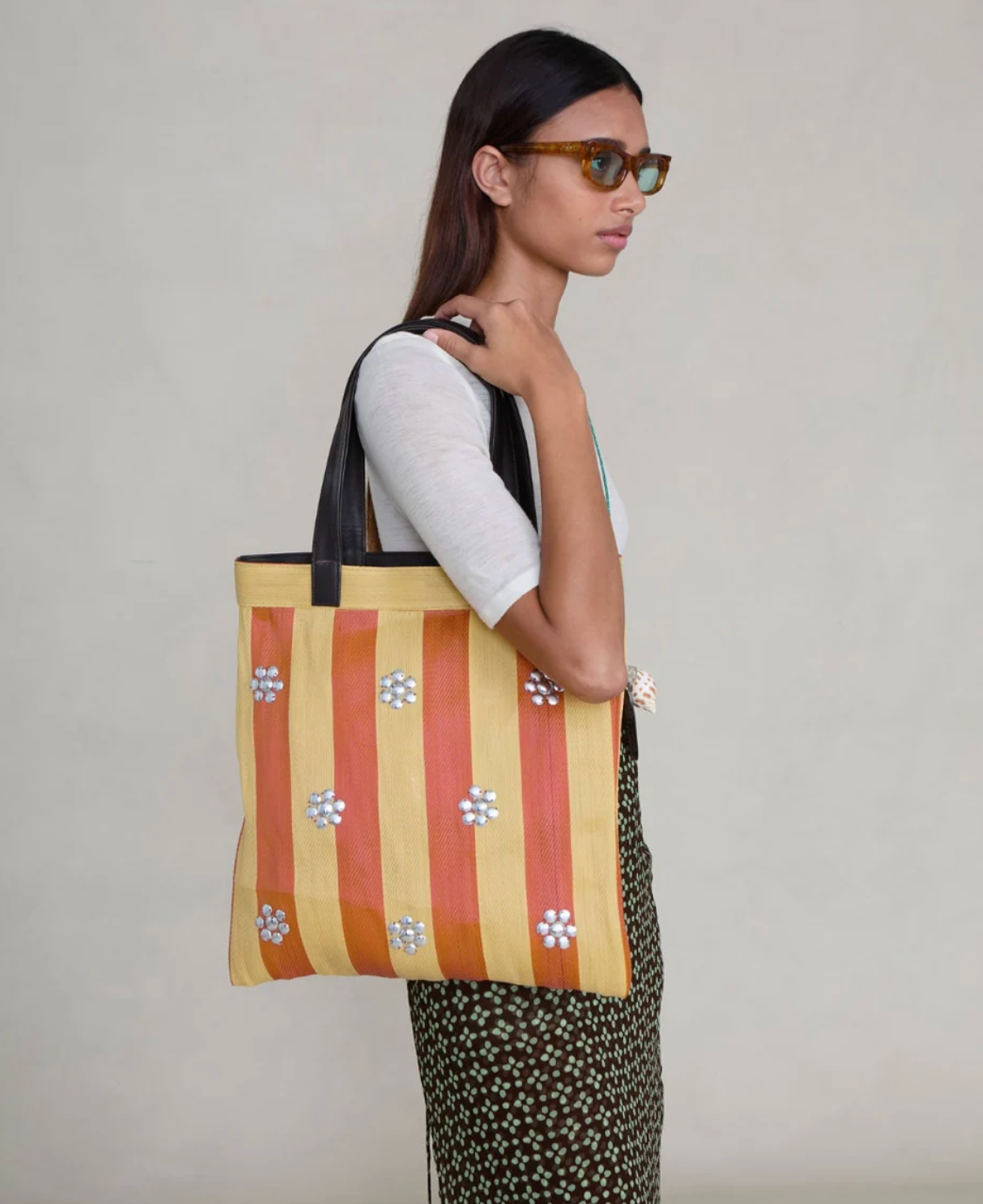 Chan Luu Striped Market Tote