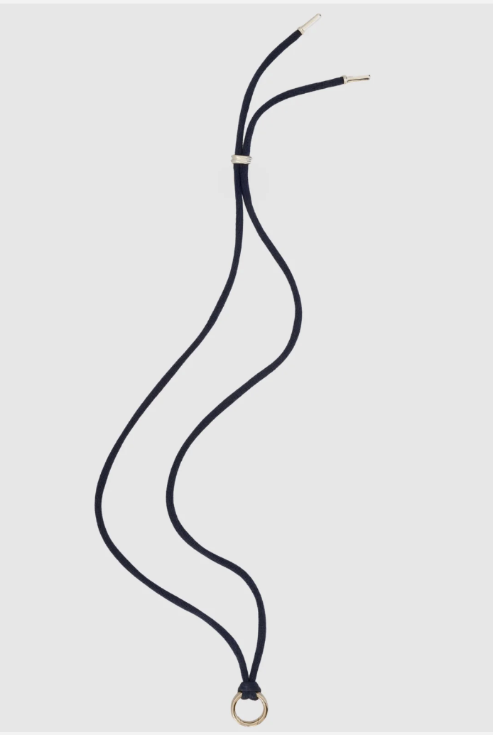 Sherman Field Barre Cord Necklace with Silk Silver