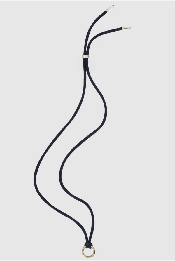 Sherman Field Barre Cord Necklace with Silk Silver