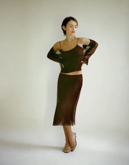 Yana Matkivski Vera Slip Skirt
