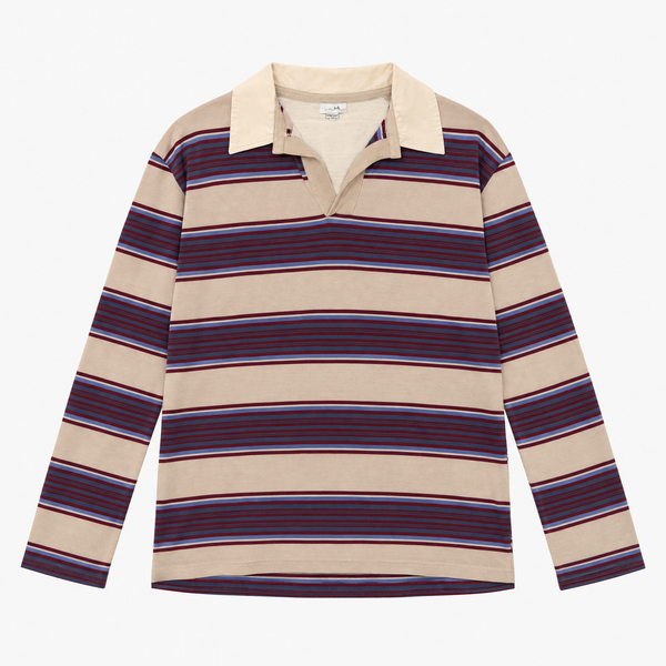 Sanderlak Striped Jersey Polo