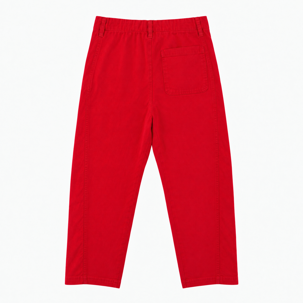 Sanderlak Baby Cord Drawstring Pants in Neon Red