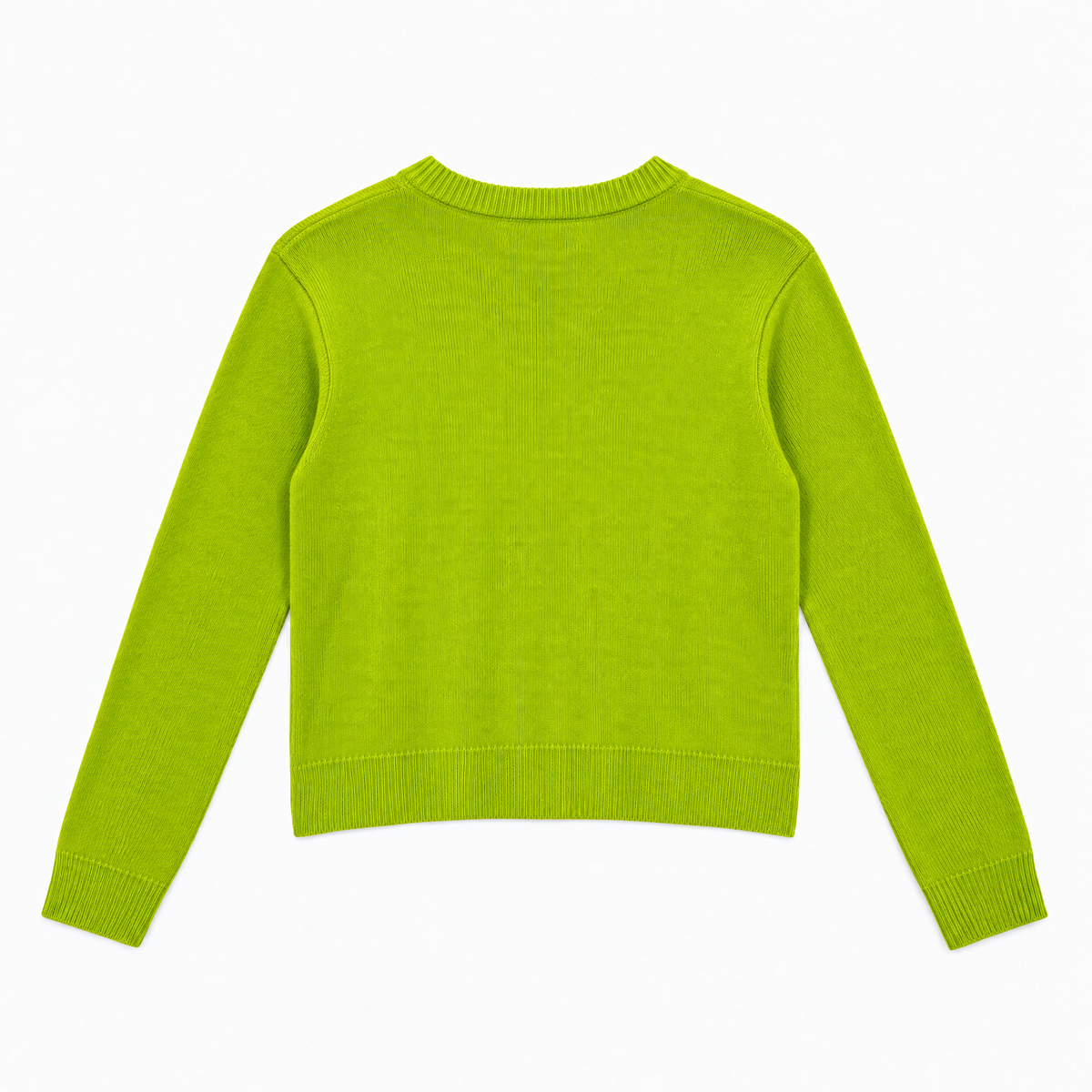 Sanderlak Neon Cropped Crew Sweater