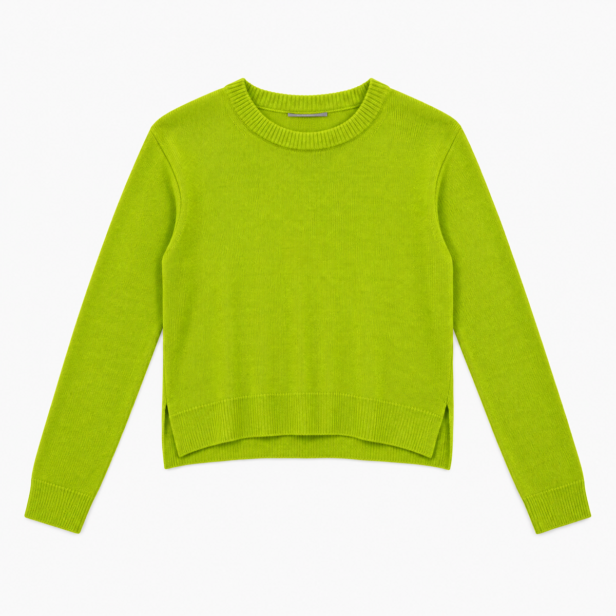 Sanderlak Neon Cropped Crew Sweater