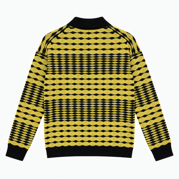 Zankov Chrome Yellow Raffi Cardigan