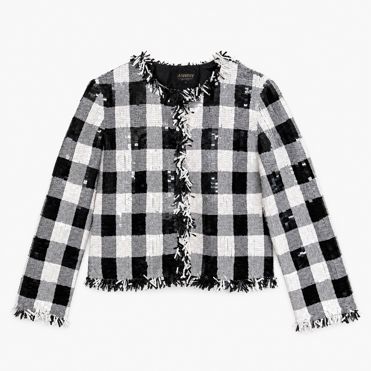 Ashish Sequin Evening Jacket Black