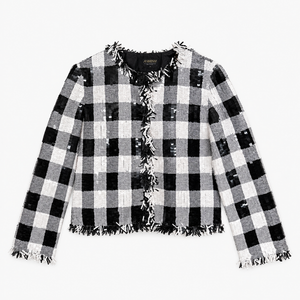 Ashish Sequin Evening Jacket Black