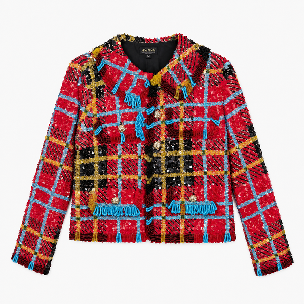 Ashish Beaded Evening Jacket