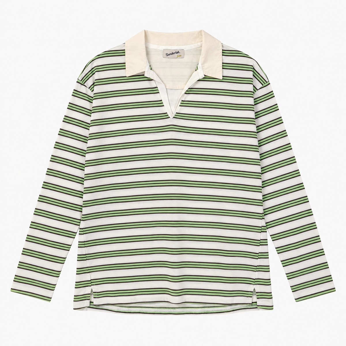 Sanderlak Vintage Neon Stripe Polo